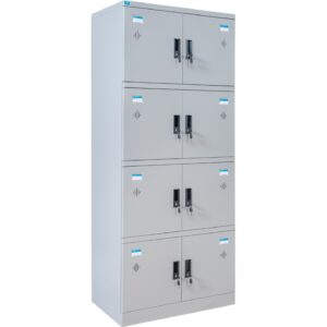 Tủ locker sắt The One TU984-2L cao 183cm 8 khoang