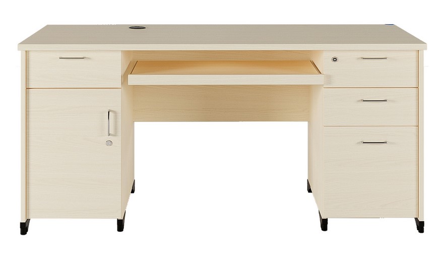 Bàn làm việc 1m6 có hộc liền The One AT160HL1 (chưa có bàn phím) - Ảnh 2