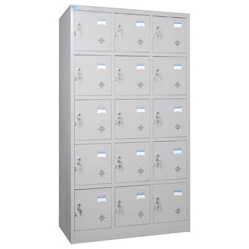 Tủ sắt locker TU985-3K The One 15 khoang cánh mở